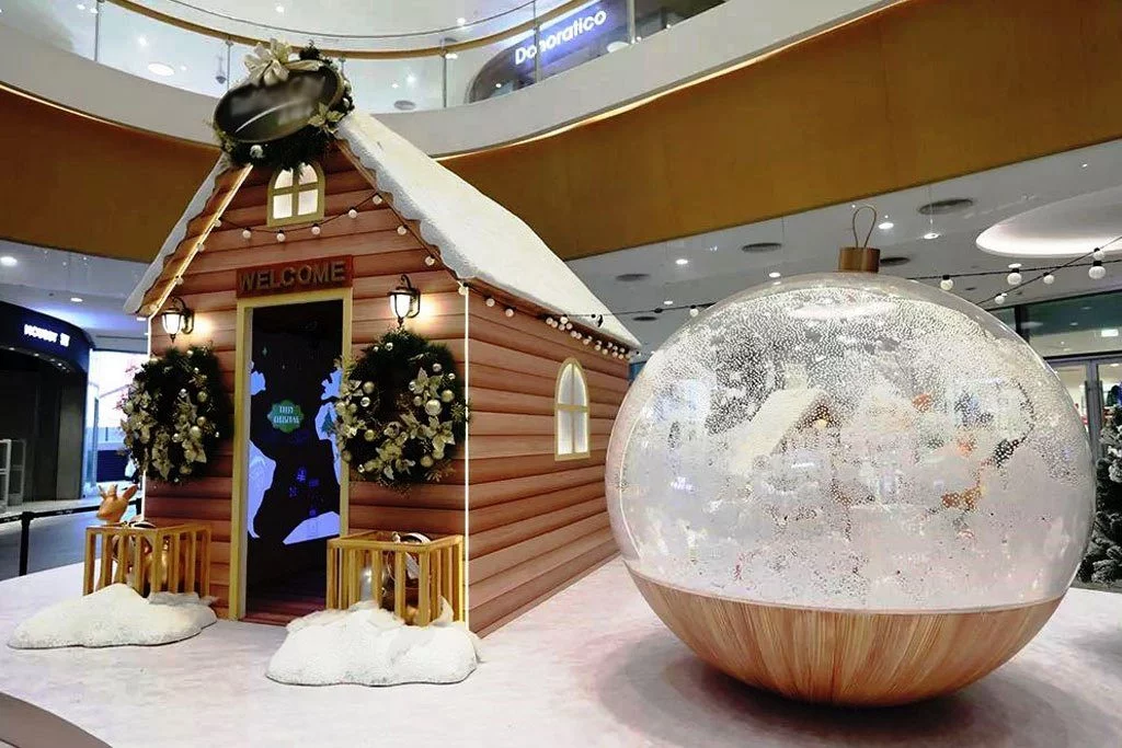 Jasa Dekorasi Mall Harga Murah 13 dekorasi di mall tema natal salju
