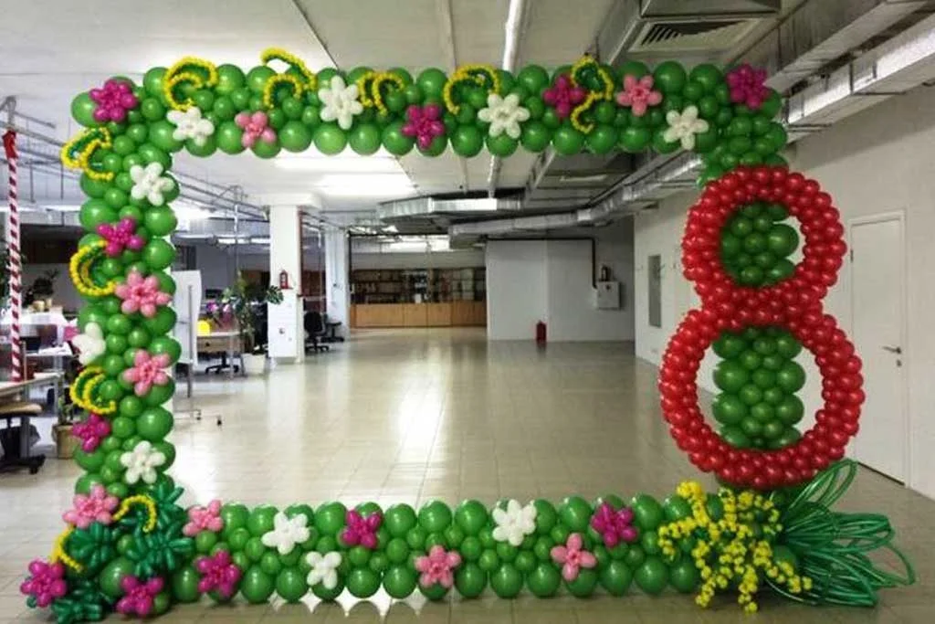 foto dekorasi balon ultah sederhana