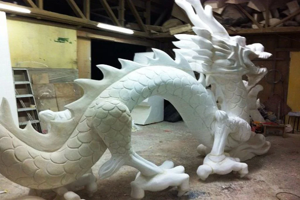 Jasa pembuatan Patung Styrofoam dan fiber harga Murah 11 pembuatan patung naga dari styrofoam
