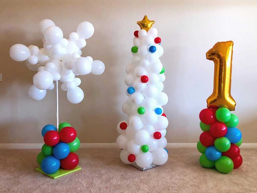 dekorasi balon ultah sederhana