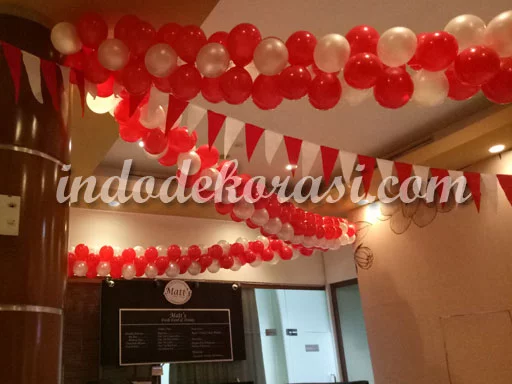 dekorasi balon 17 agustus