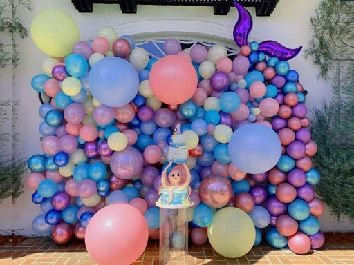 dekorasi balon ulang tahun anak perempuan dirumah