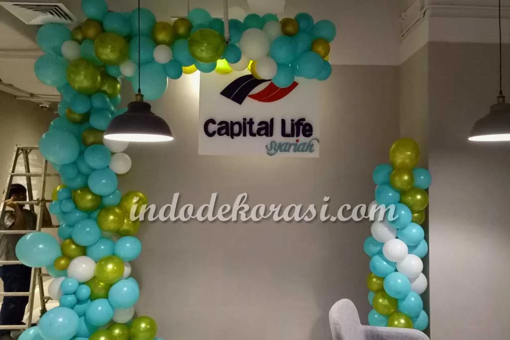 harga dekorasi ulang tahun perusahaan dengan balon
