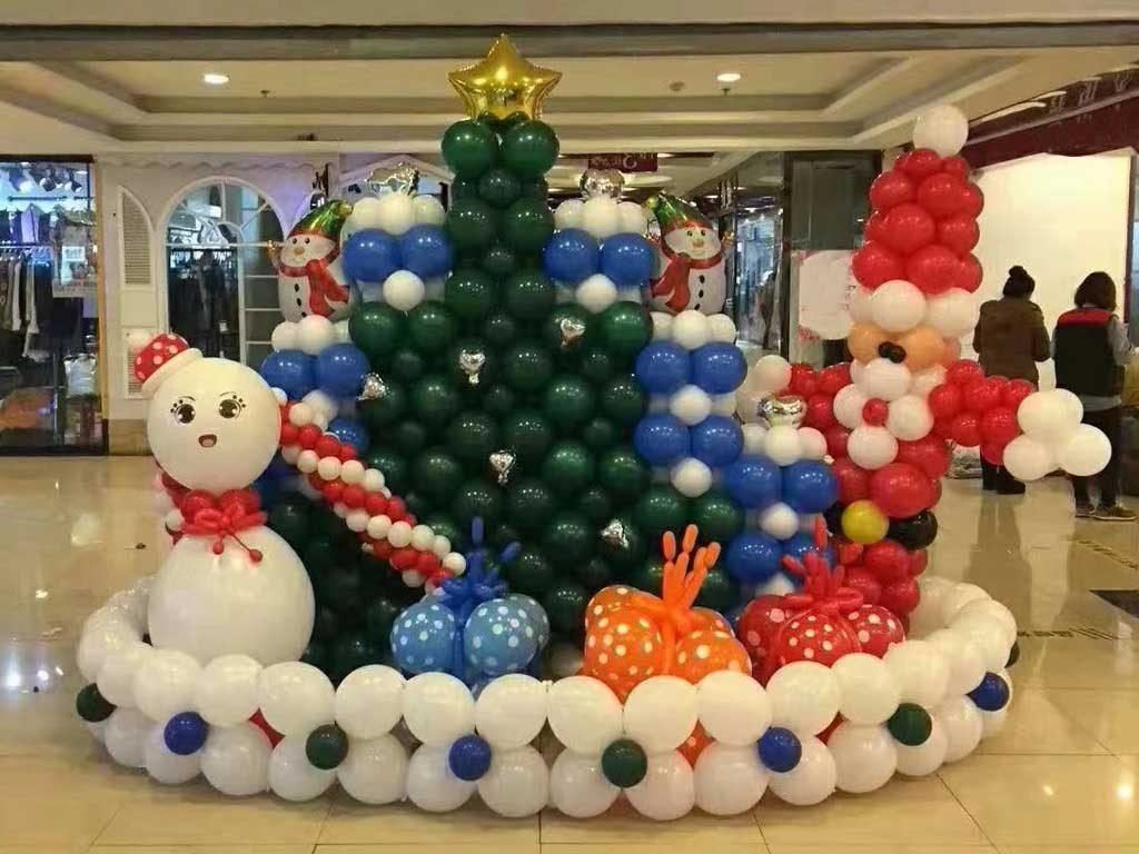 Paket Dekorasi Balon Natal Dan Tahun Baru Termurah 4 contoh dekorasi balon natal di mall