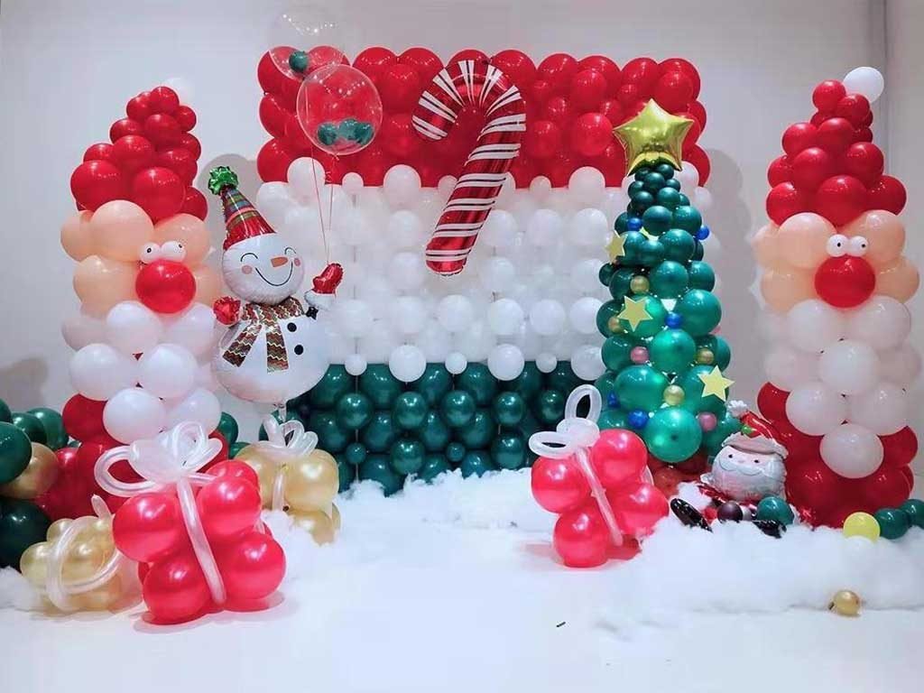 Paket Dekorasi Balon Natal Dan Tahun Baru Termurah 5 foto dekorasi balon natal di sekolah